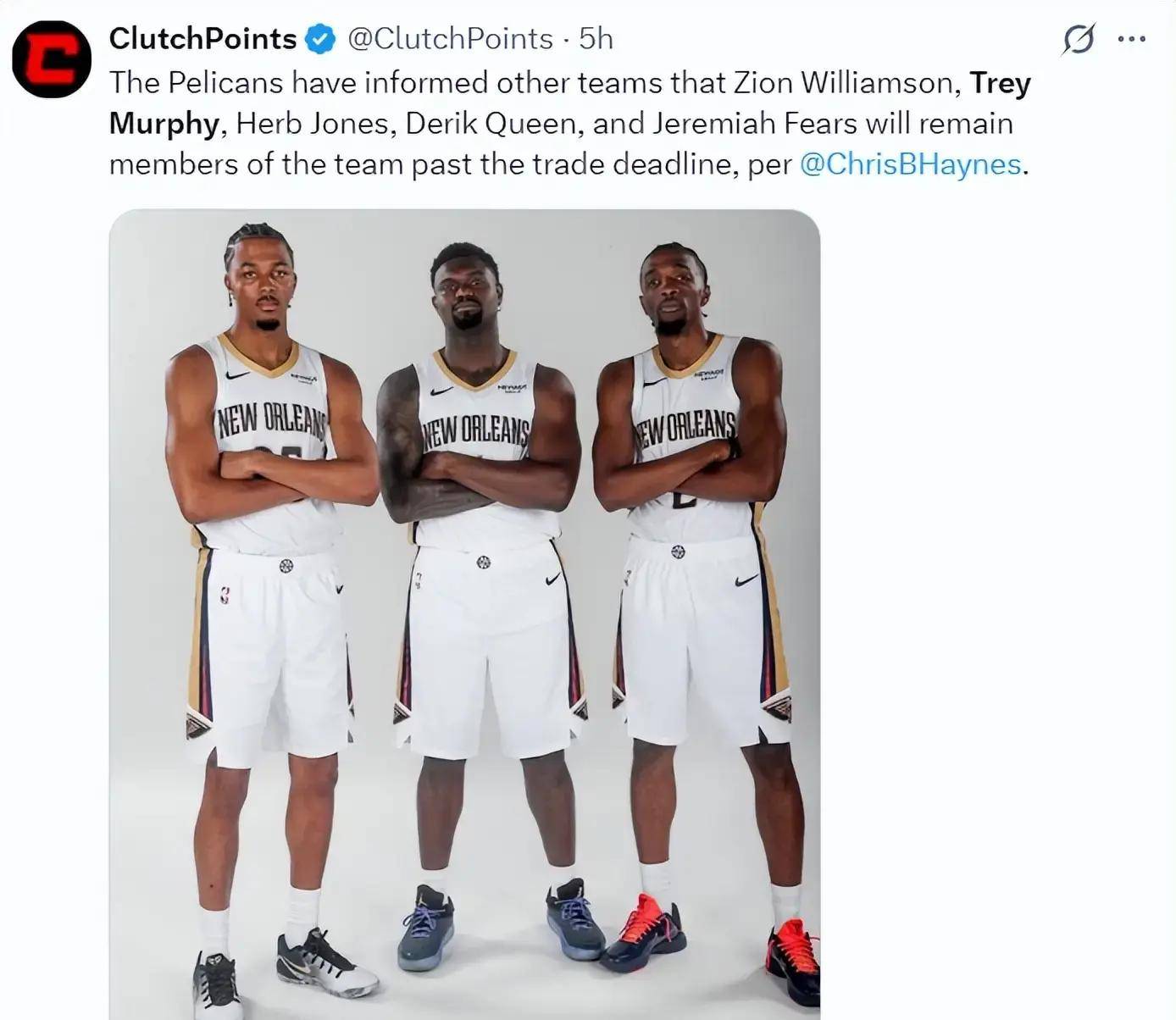 九游娱乐app-关于NBA总决赛赛程吃紧，新奥尔良鹈鹕赛后内部沟通，更衣室稳定，球队文化再被提及的信息